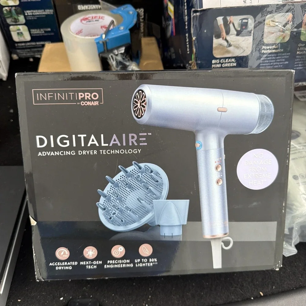 Conair InfinitiPro DigitalAire (999) - Hair Dryer - Powder Blue.